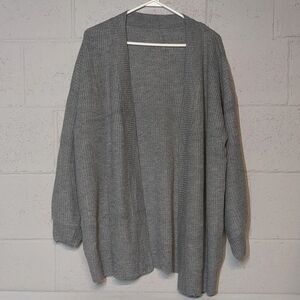 Women's Knit Open Front Oversized Loose Fit Cardigan Grandpacore Size Medium